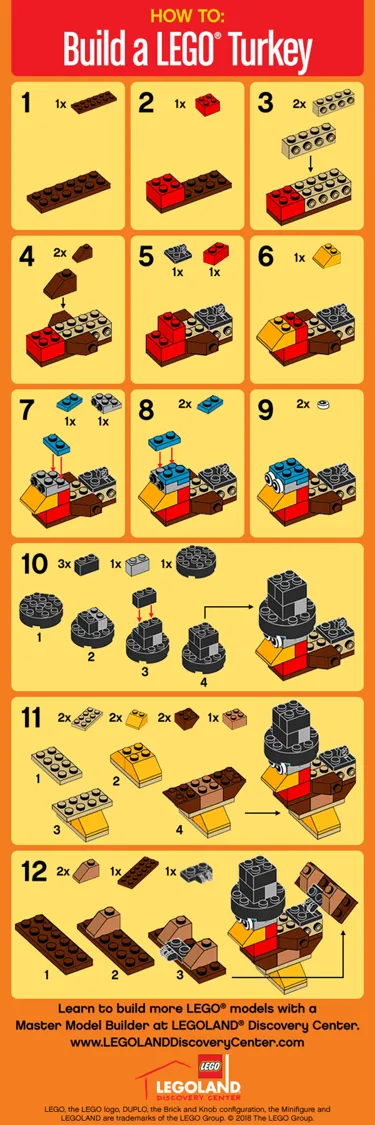Build A LEGO Turkey | LEGOLAND Discovery Center Chicago
